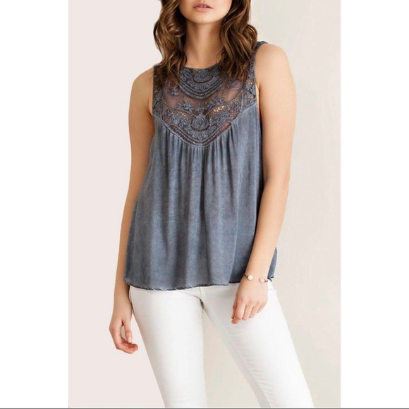 Anthropologie | Tops | Anthropologie Entro Sleeveless Peasant Top | Poshmark